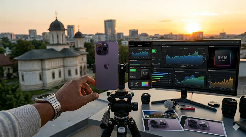 Recenzie completă a iPhone 14: Design, Performanță și Funcționalități de Top
