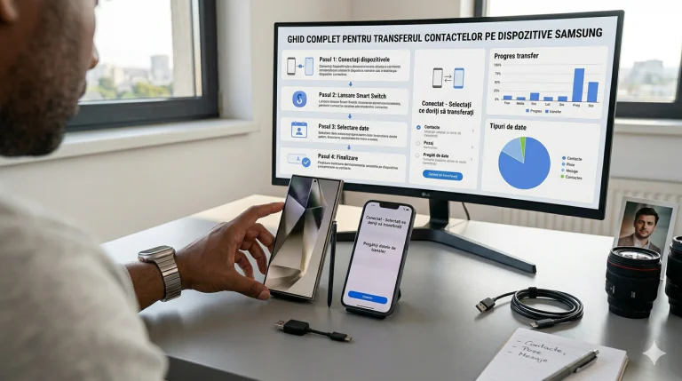 Ghid complet pentru transferul contactelor pe dispozitive Samsung