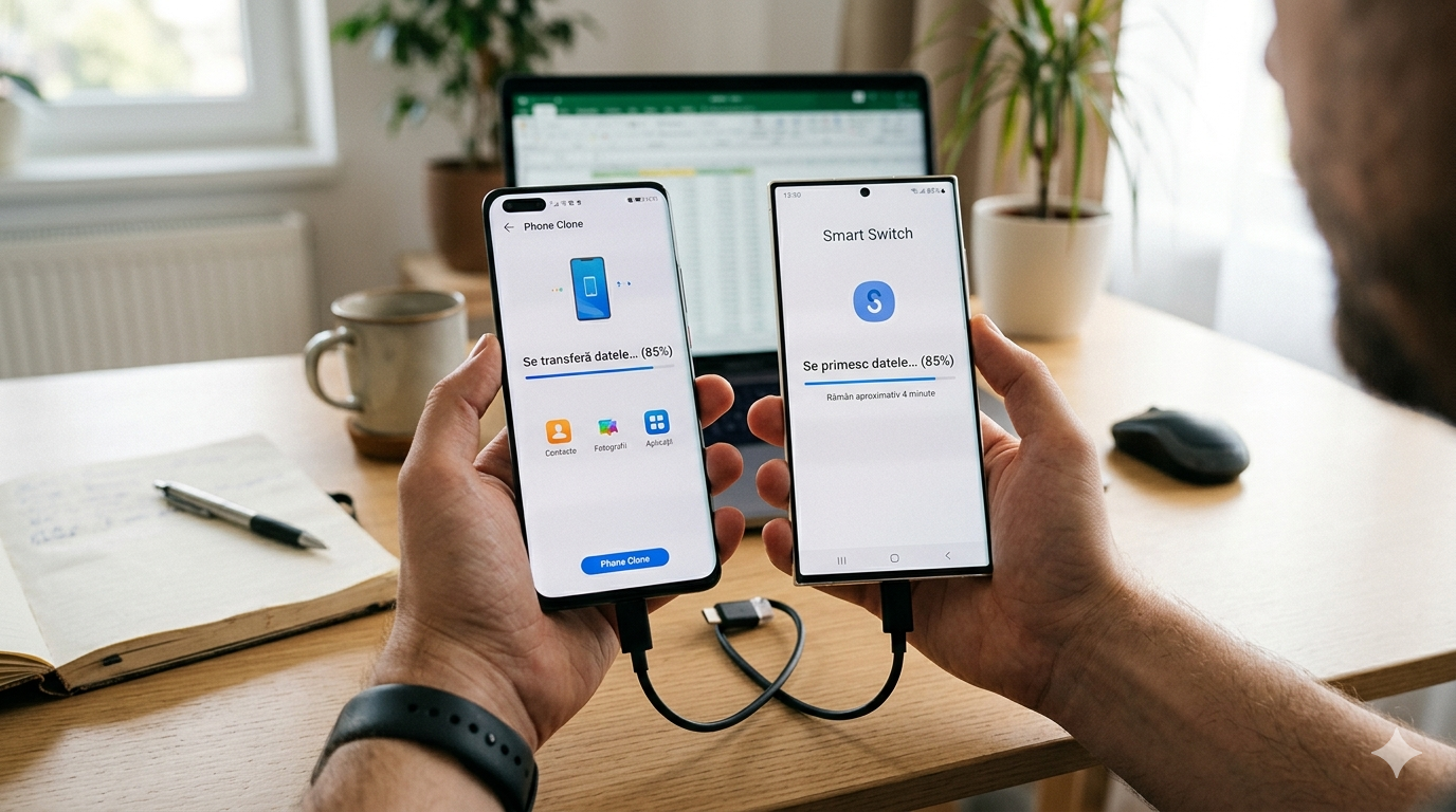 transferul datelor de pe Huawei pe Samsung
